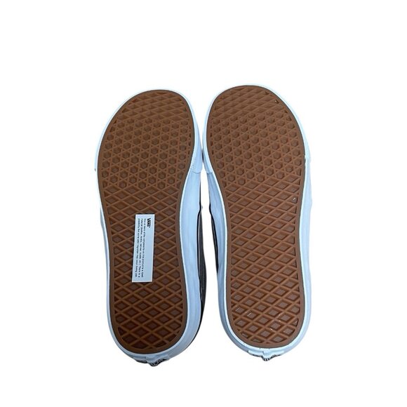 VANS ASHER DELUXE SLIP ON SHOES COZY KNIT COFFEE MENS 9 SKATE COMFORTABLE NEW - Picture 7 of 7
